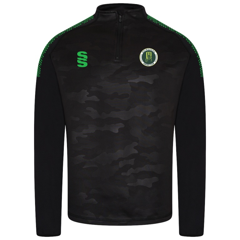 Grimsargh CC - Camo 1/4 Zip Performance Top