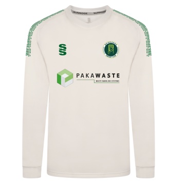 GRIMSARGH CC BLAST LONG SLEEVE WOMEN'S SWEATER - Ivory